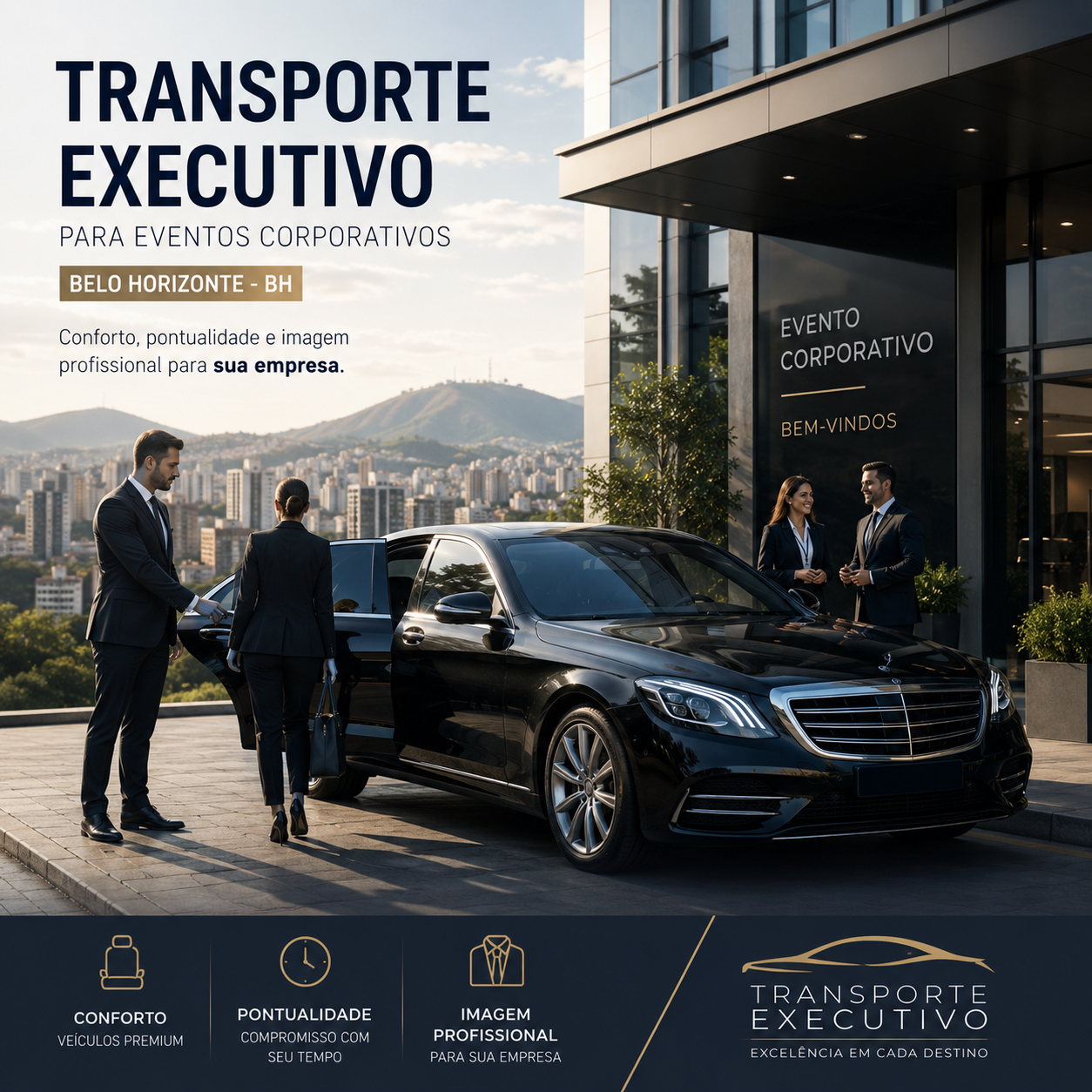 Aluguel de Transporte Executivo para Eventos Corporativos em BH